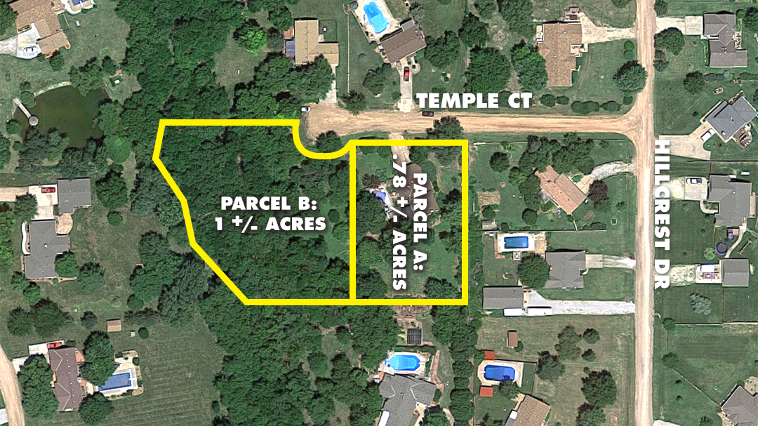 (Goddard) ABSOLUTE 1 Acre Wooded Tract With Stream, Lot 7 Block D