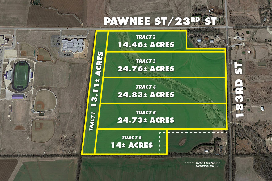 (GODDARD) Tract 1 13.11 ± Acres Of Undeveloped Land, Pawnee & 183rd W