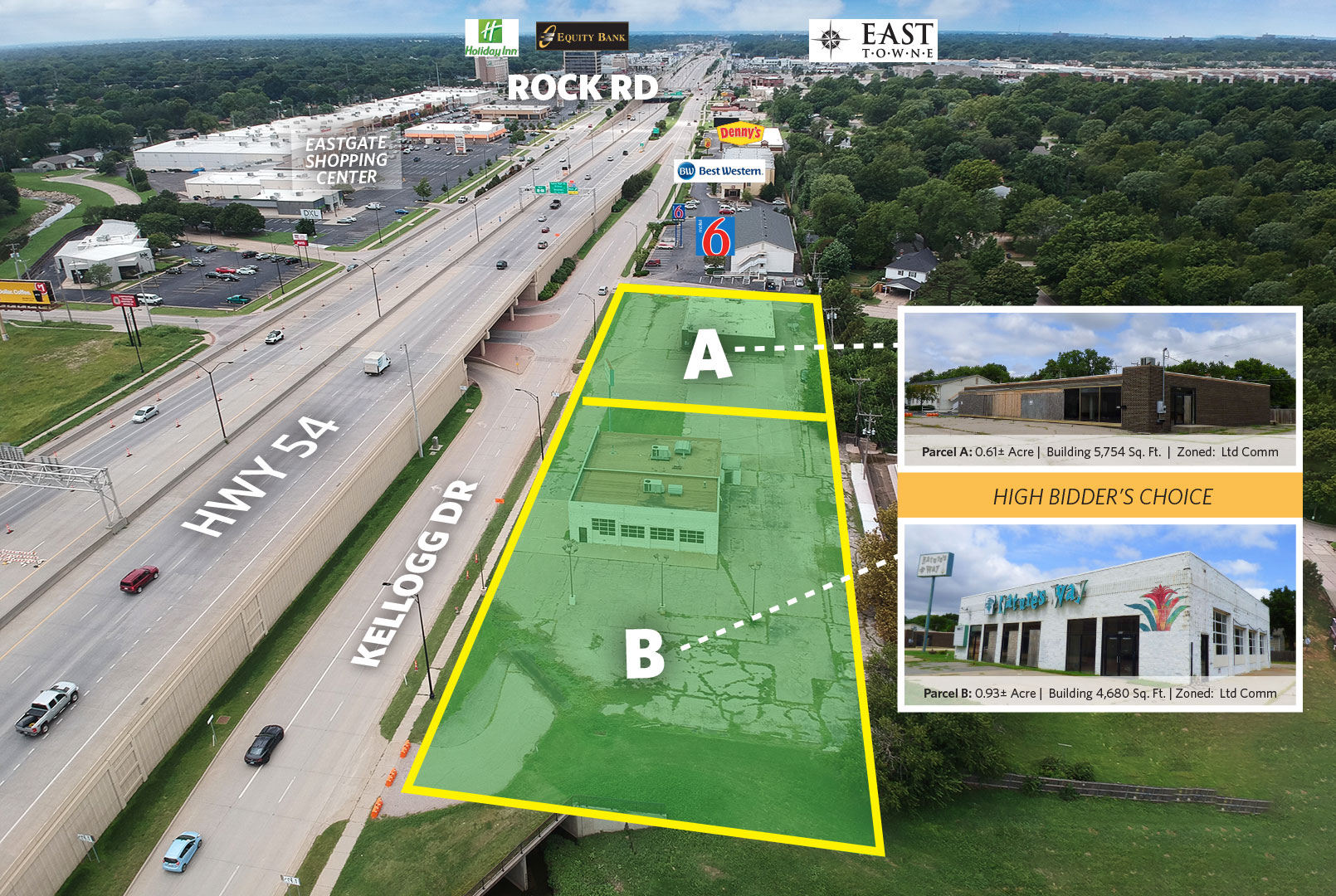 8404 E KELLOGG DR & ADD\'L VACANT LOTS, WICHITA, KS 67207 McCurdy