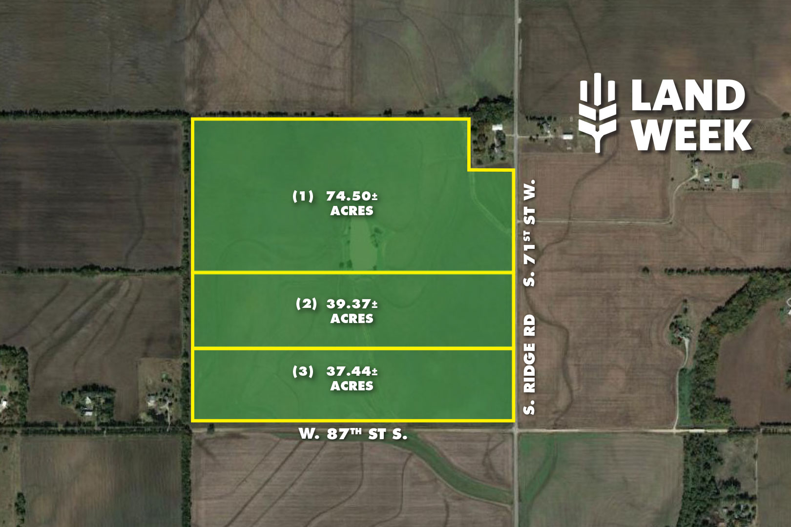 (Sedgwick County) Parcel 2 39.37 +/ Acres In Clearwater, 39.37