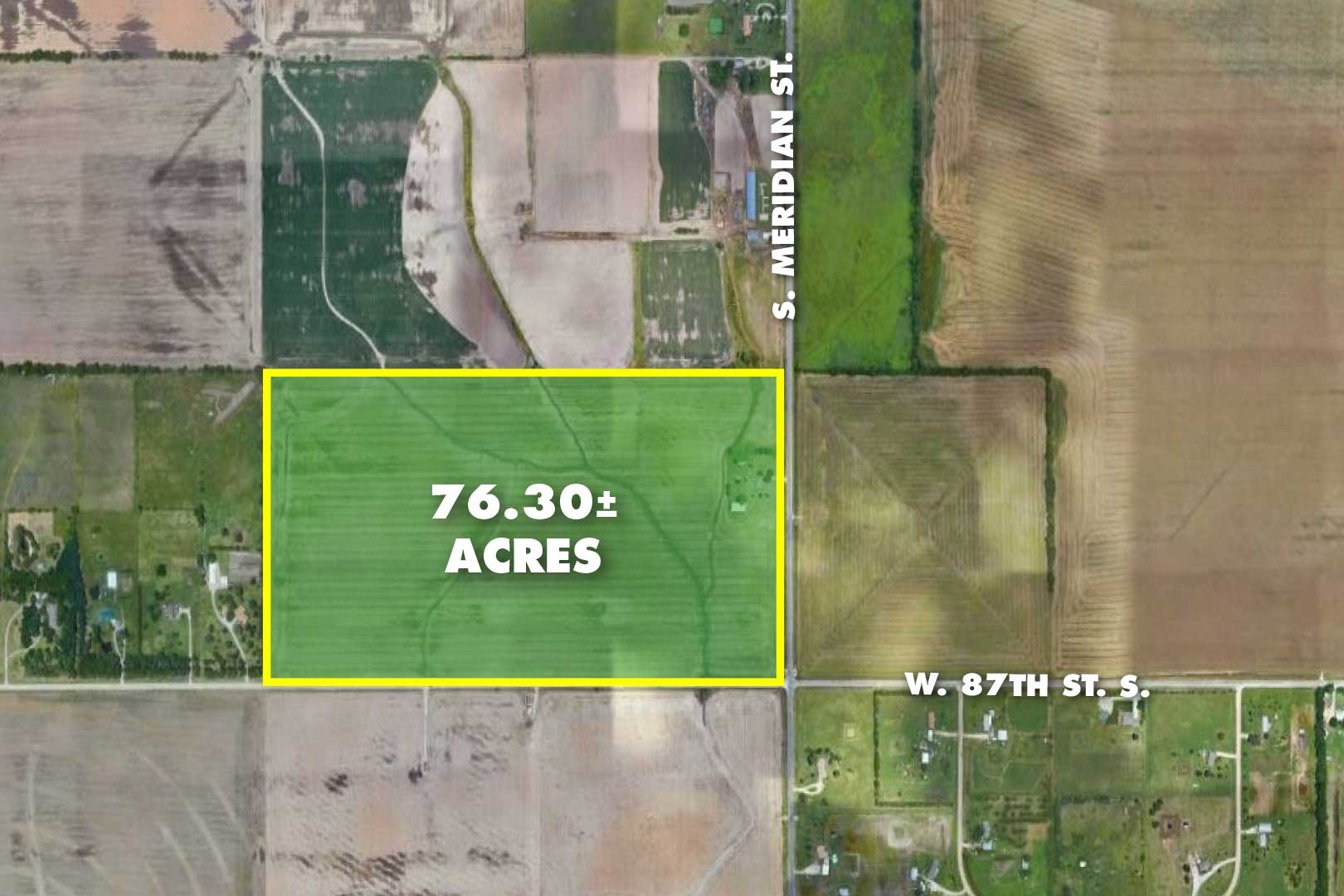 SOLD PRIOR TO AUCTION (Haysville) ABSOLUTE 76.3 +/ Acres Of Land W