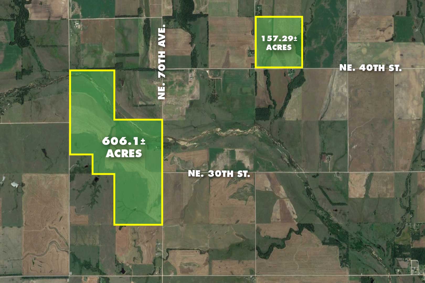 (Kingman County) 763 +/ Acres Offered In 2 Parcels, (Kingman County