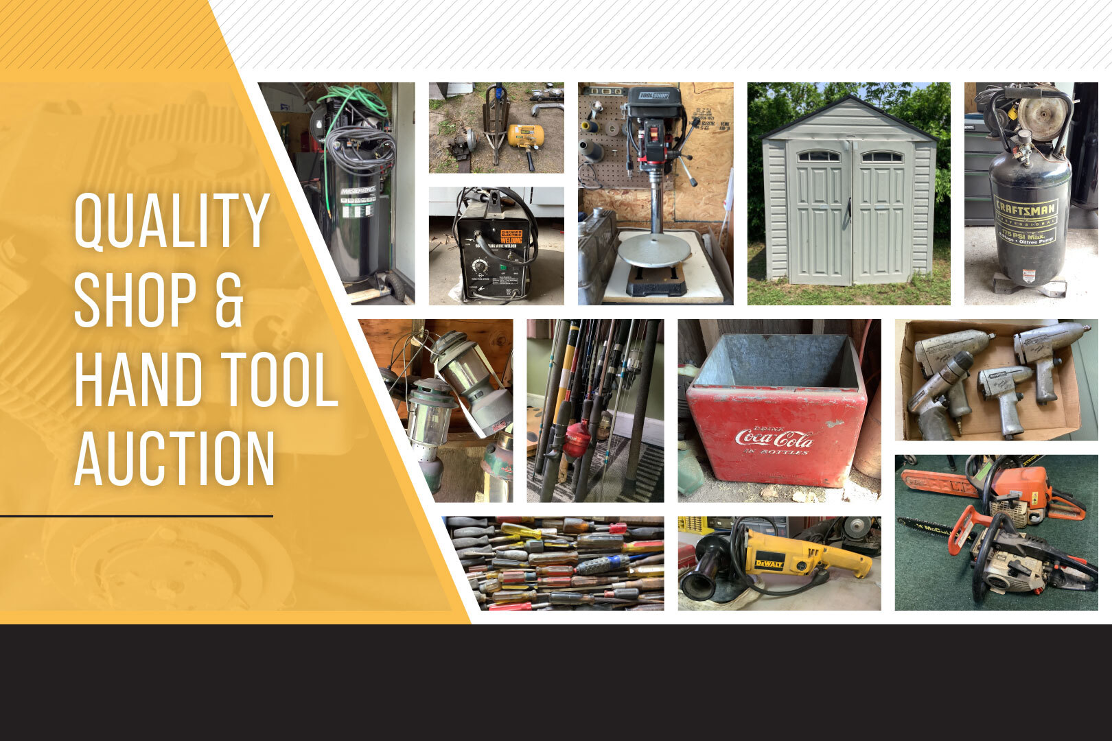 Quality Shop And Hand Tool Auction, 816 W. 55th St. N. , Wichita, KS