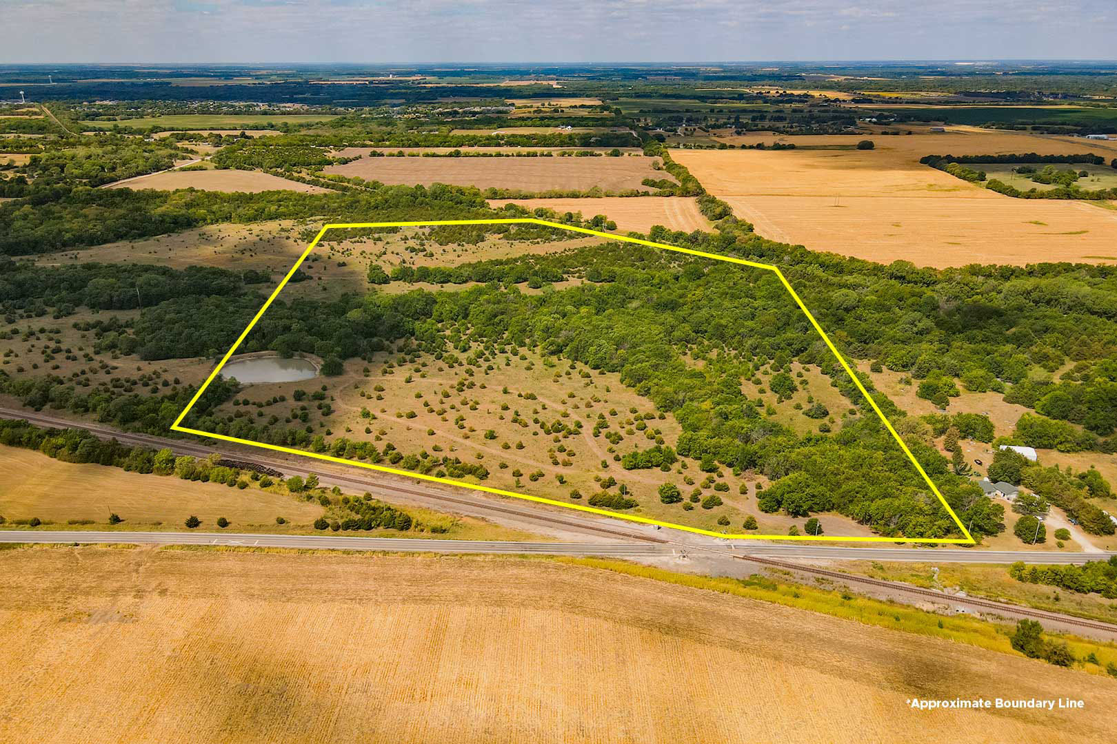 Tract 2 47.6 ± Acres With Pond On Blacktop, 47.6 +/ Acres S