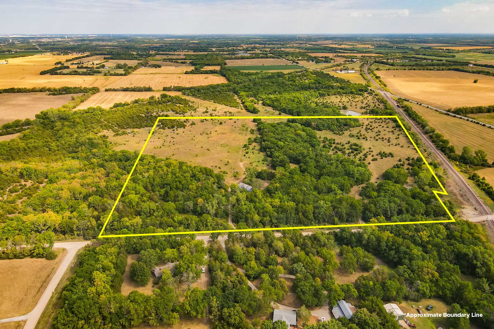 Tract 3 40.3 ± Acres With Quonset & Pond, 40.3 +/ Acres E. 103rd St