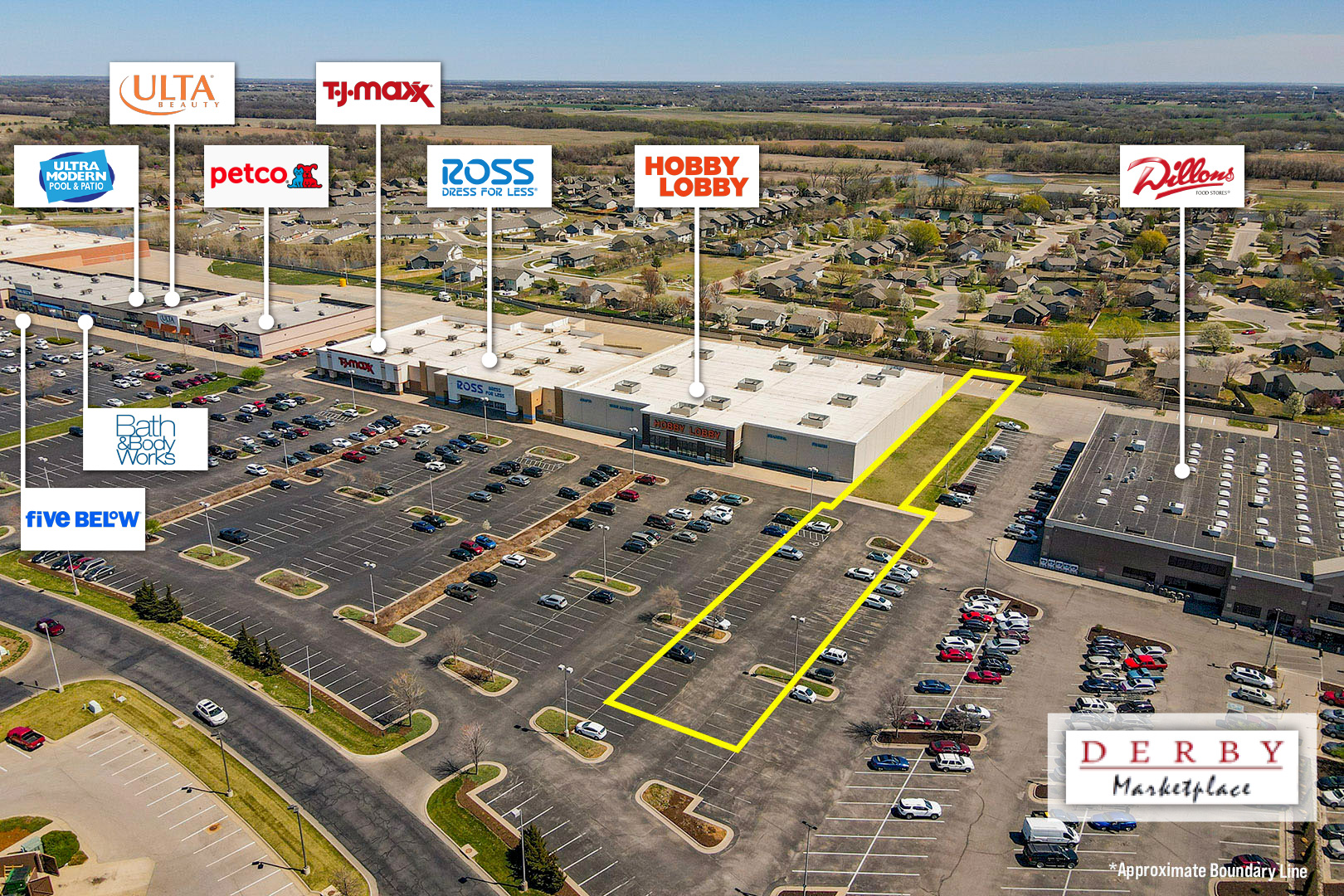0.78 +/ Acres In Derby Marketplace On Rock Road Between Hobby Lobby