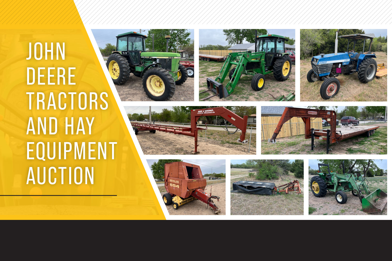 John Deere Tractors & Hay Equipment Auction, 1321 E. 55th St. S