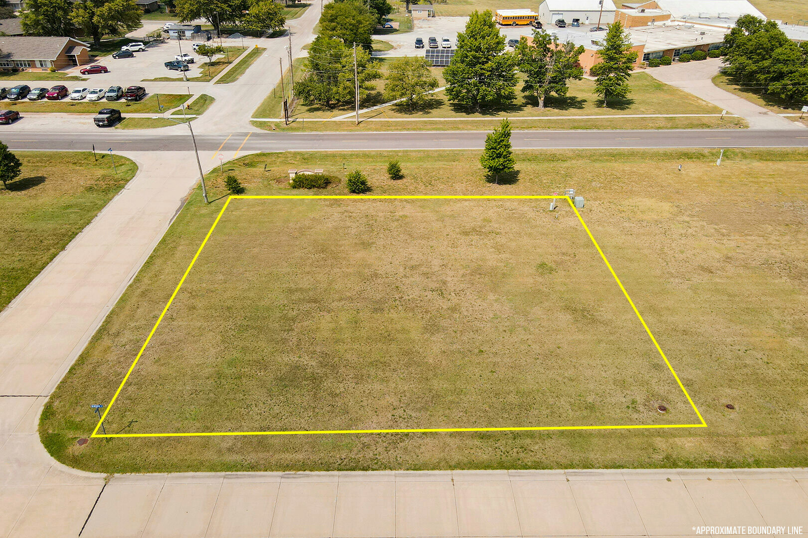 (Goessel) ABSOLUTE 0.26+/ Acre Vacant Residential Lot In Newer