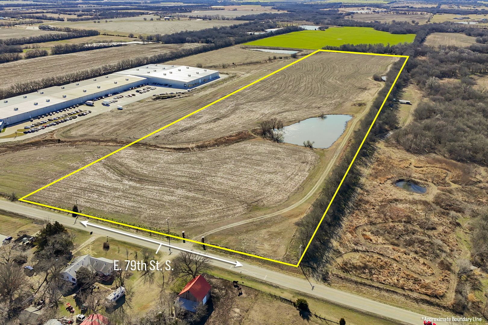 (Rose Hill) ABSOLUTE 39 +/ Acres Of AG/Recreational Land W/ Pond, 38.8