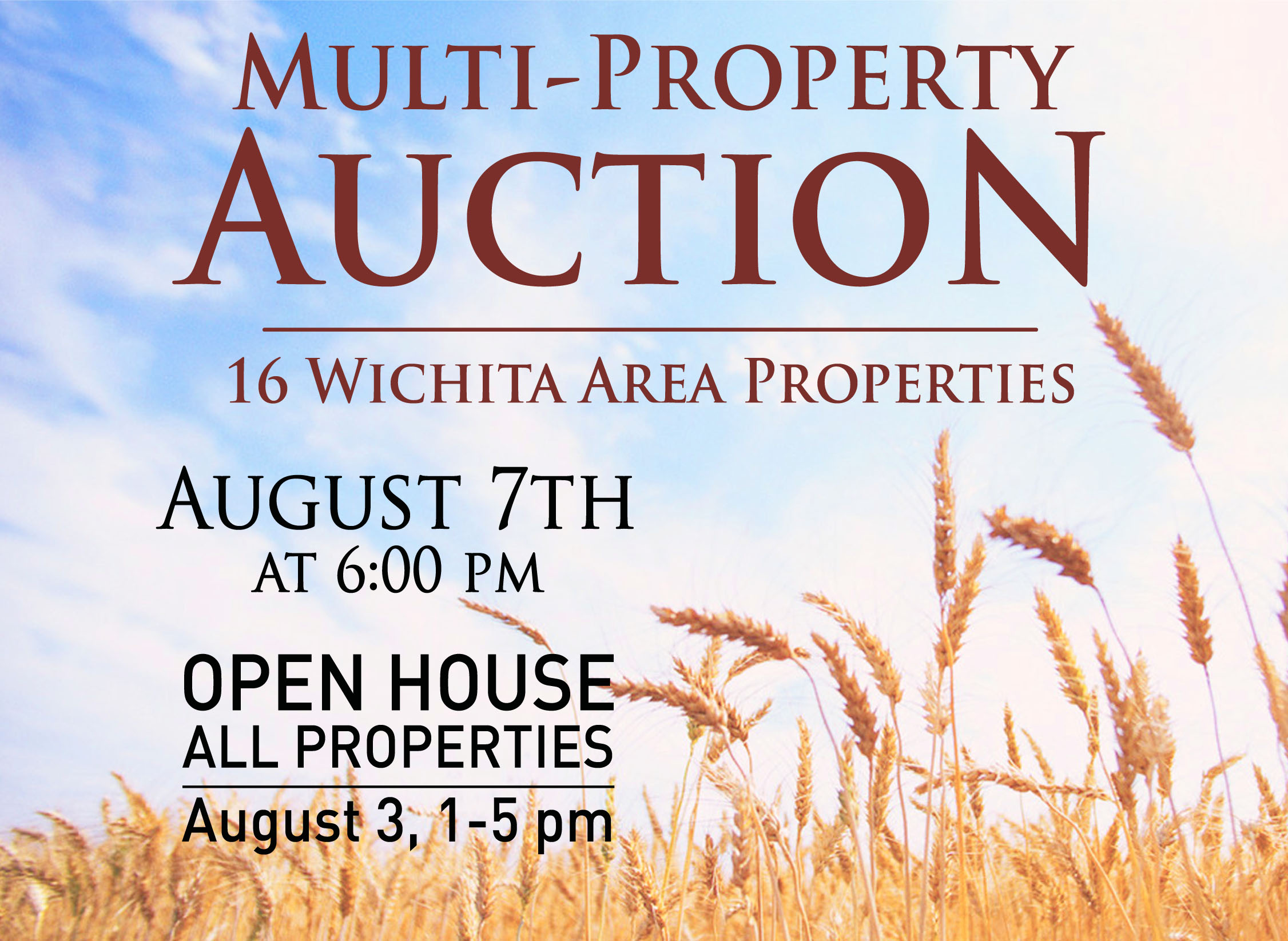 (16) WICHITA AREA MULTIPROPERTY AUCTION, 549 S Rock Rd, Wichita, KS